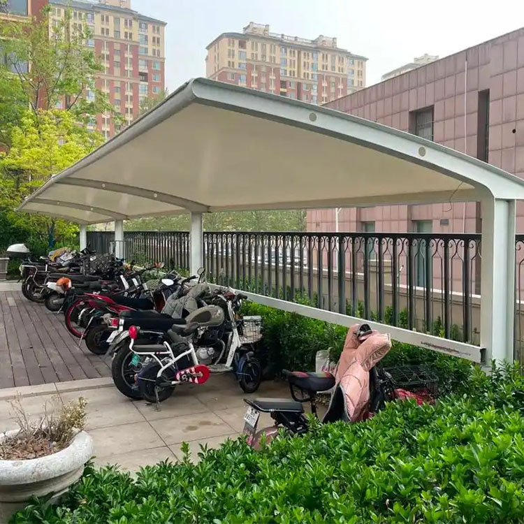 绥中县膜结构电动车棚